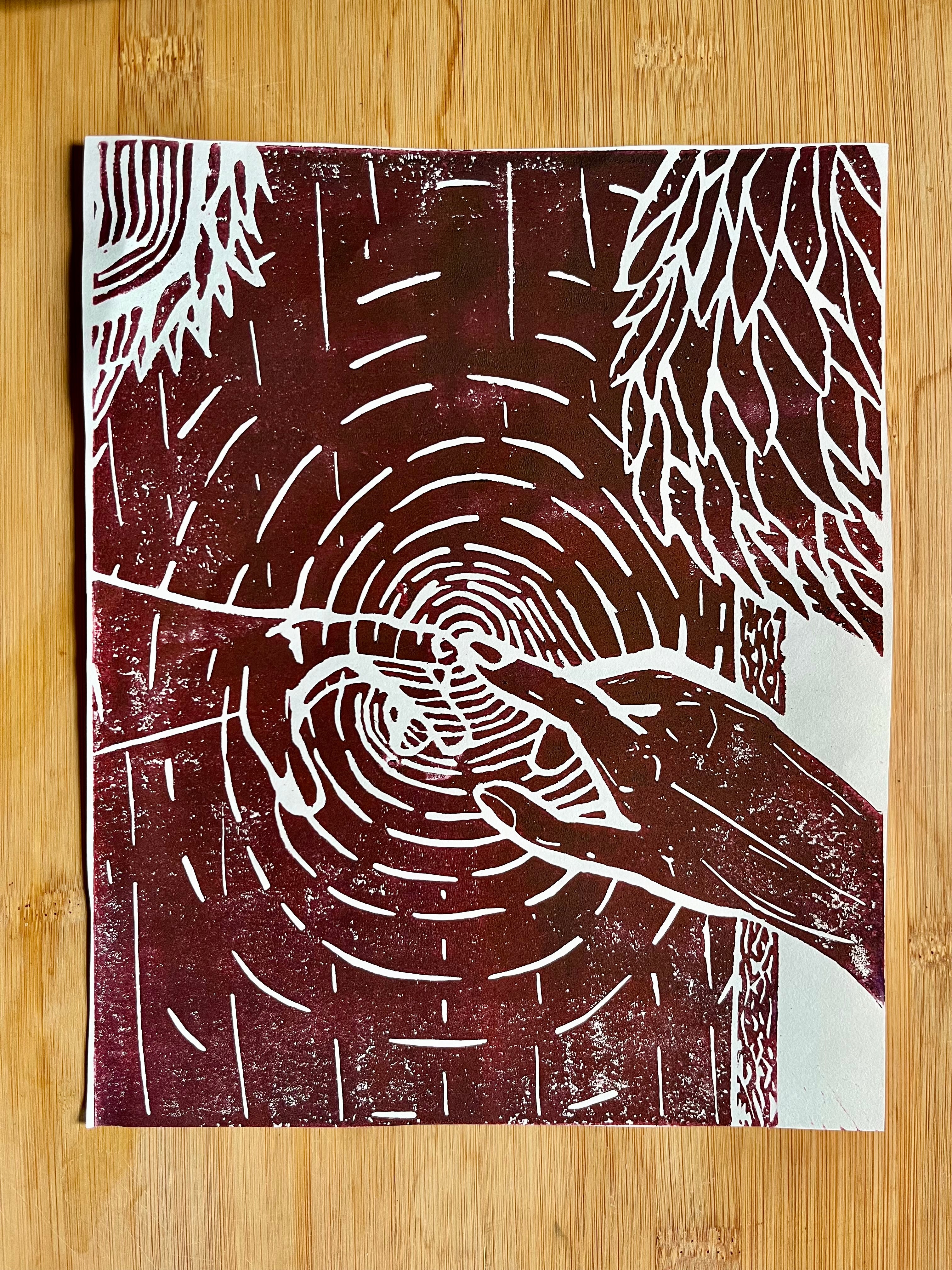 Hand in Mirror Print
