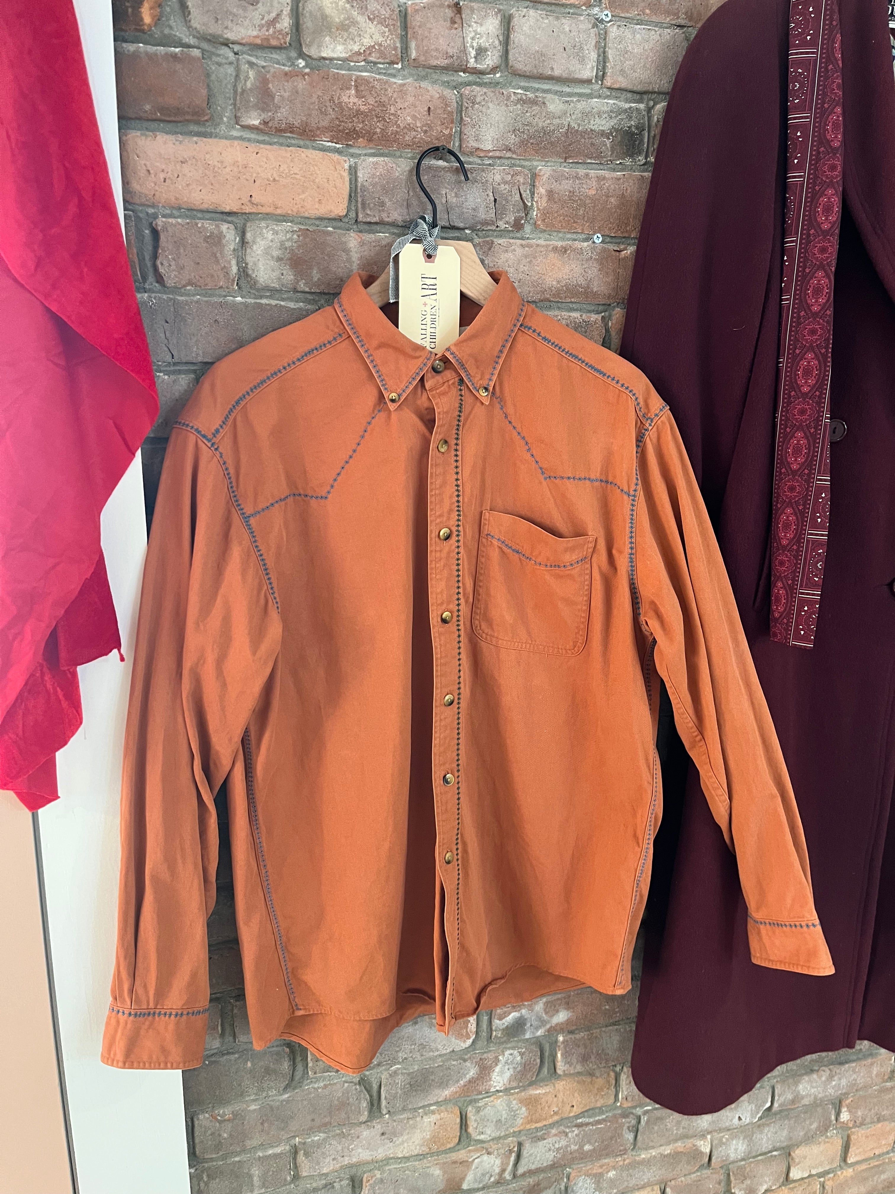 Embroidered Button-Up Commission